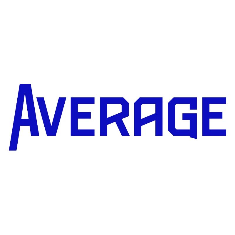 Average Average Font Word