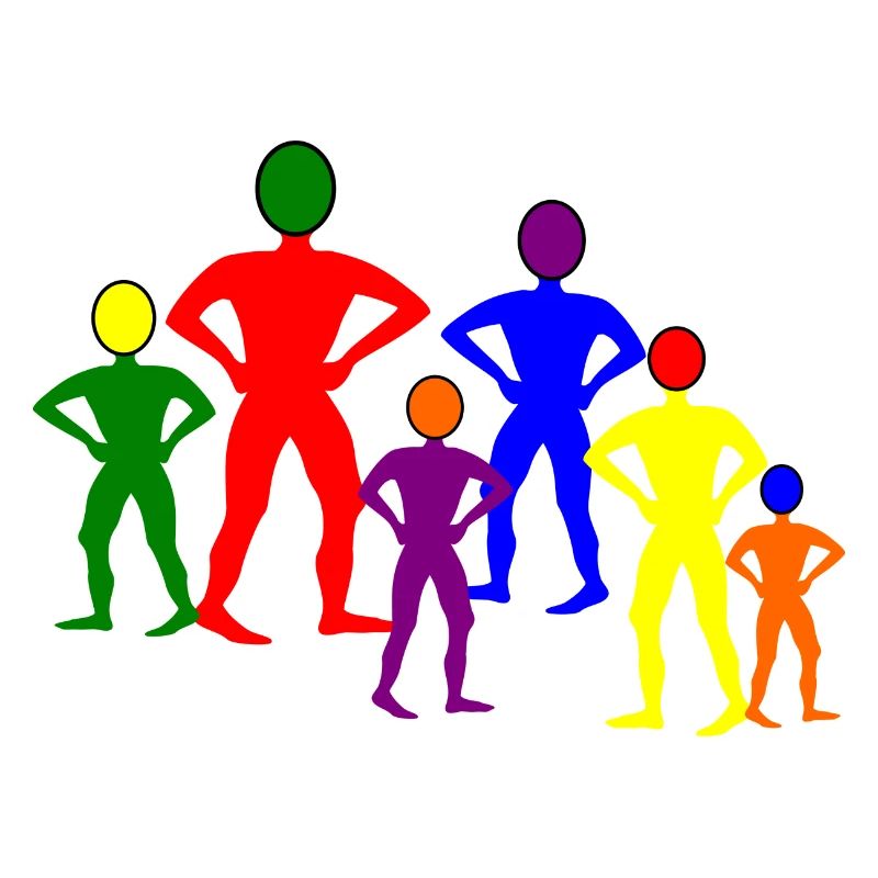 Rainbow persons