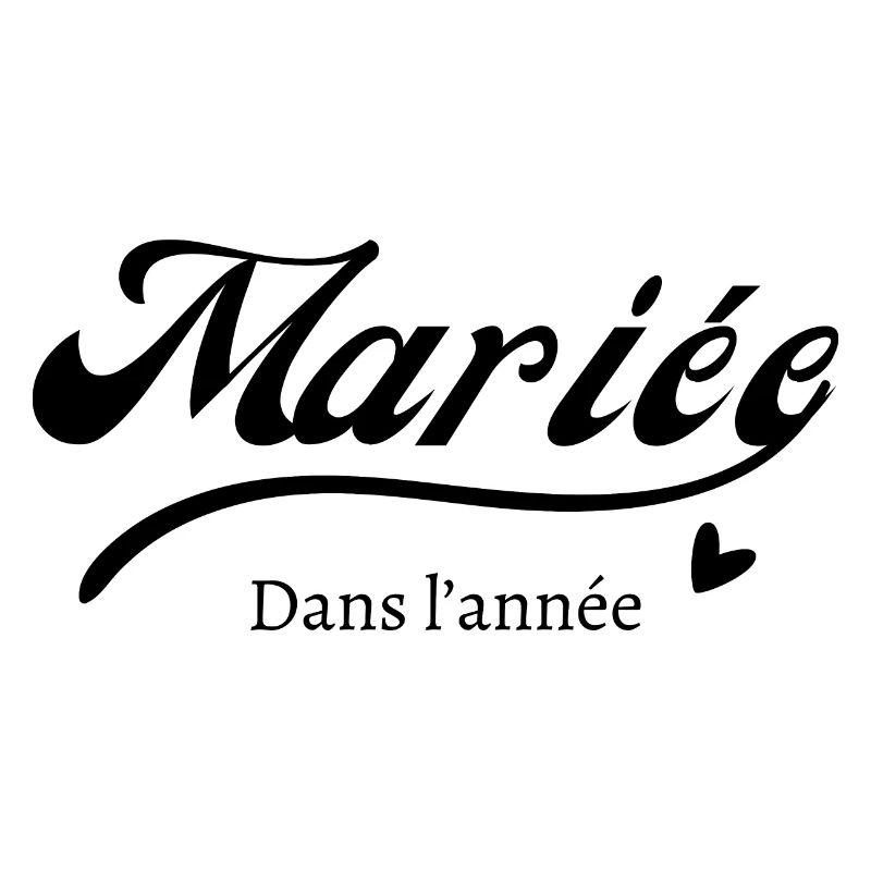 Mariée dans l’année