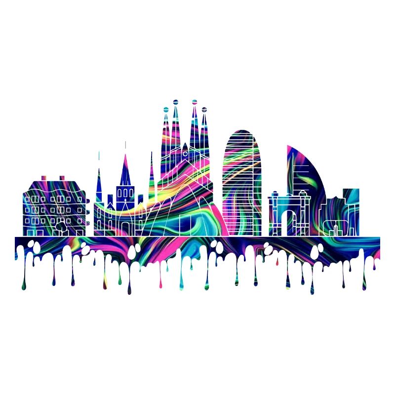 Skyline Barcelona by The Manzanita's