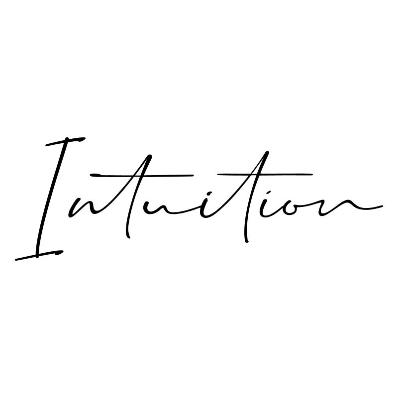 Intuition lettering
