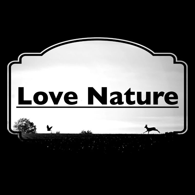 Love Nature noir et blanc
