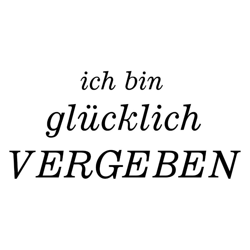 Glücklich vergeben