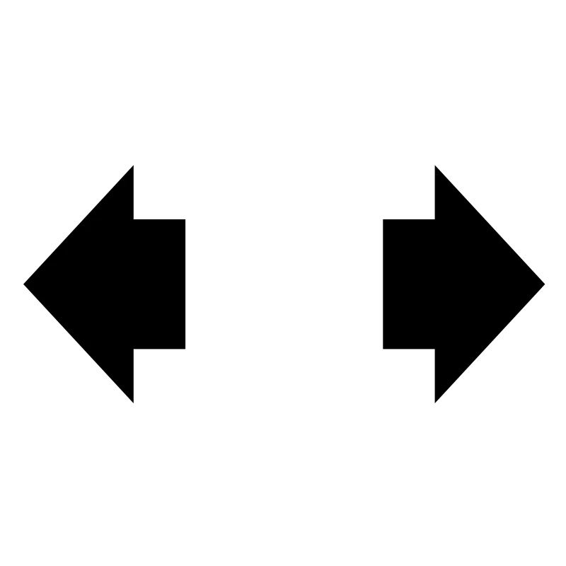 arrow left right