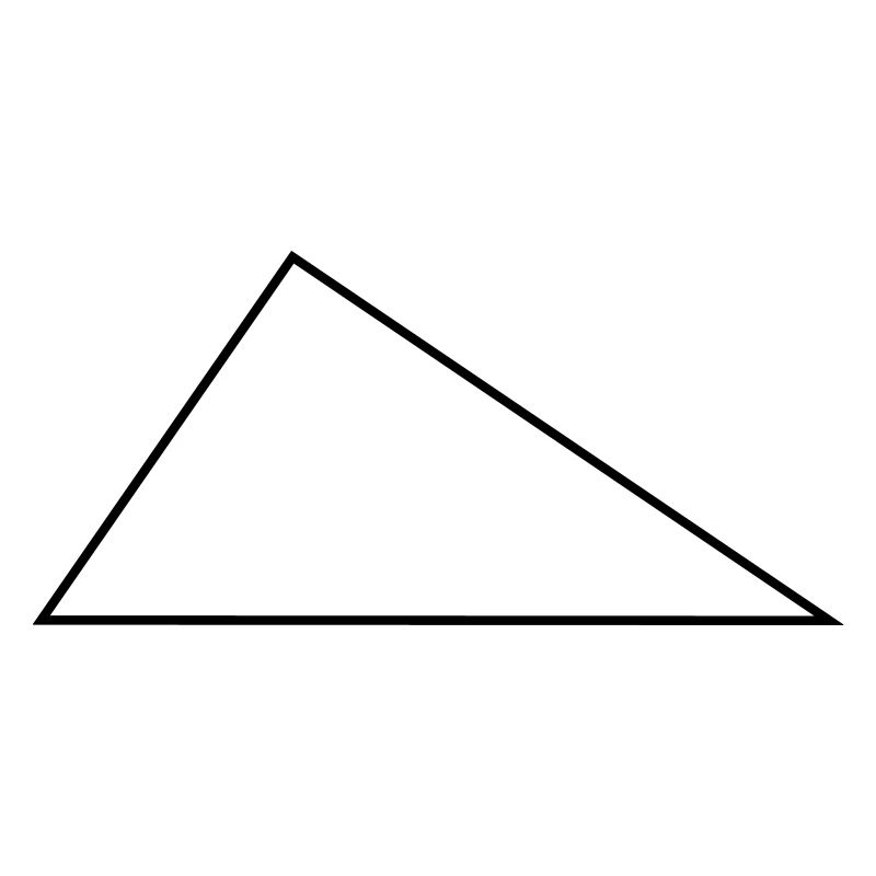 Droite Triangle / / / / frame triangles