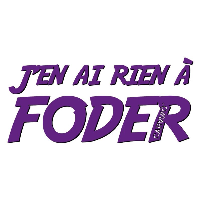 J en ai rien a foder Violet