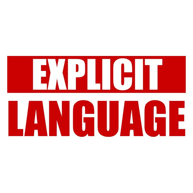 Langage grossier - rouge