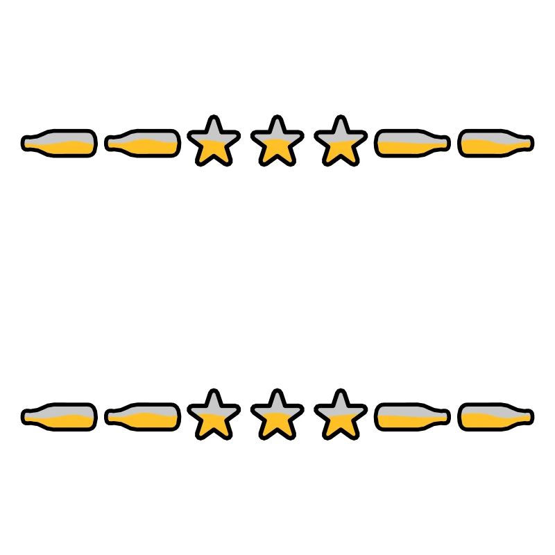 Bouteilles de bière text frame