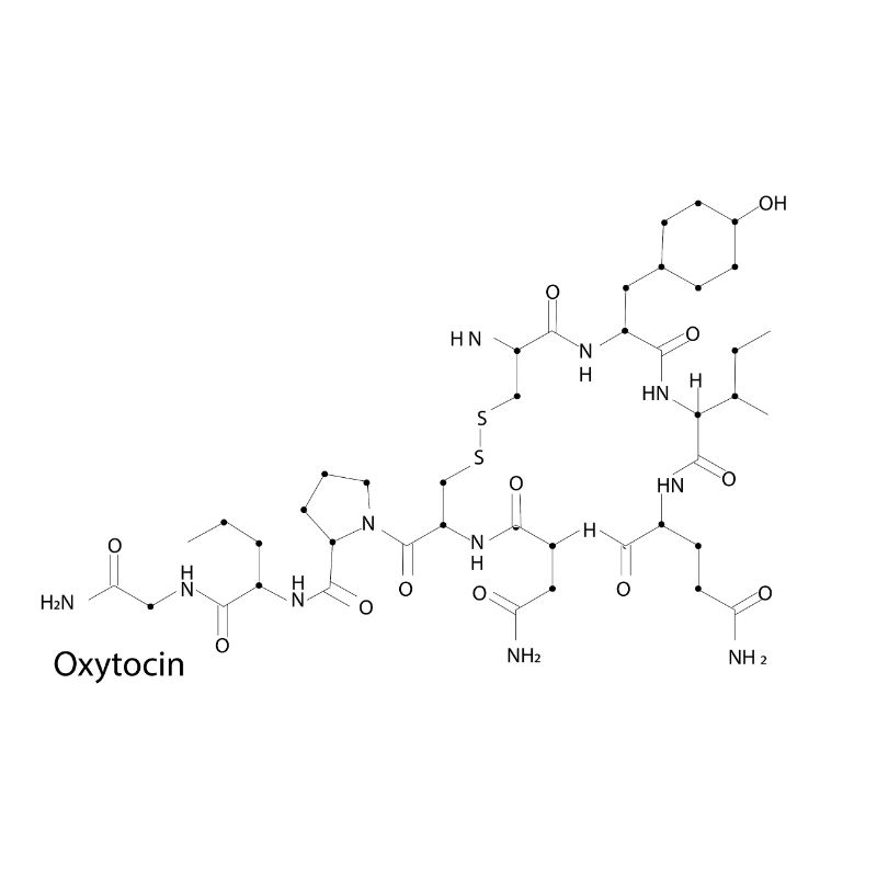 Formule développée de l'ocytocine