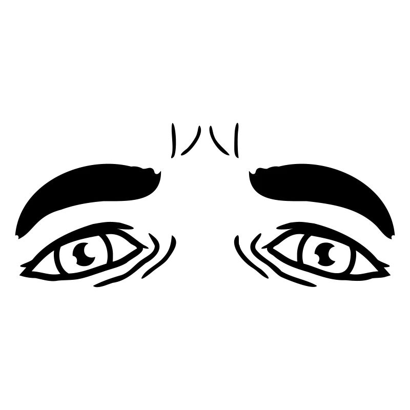 Crying Sad Eyes Design