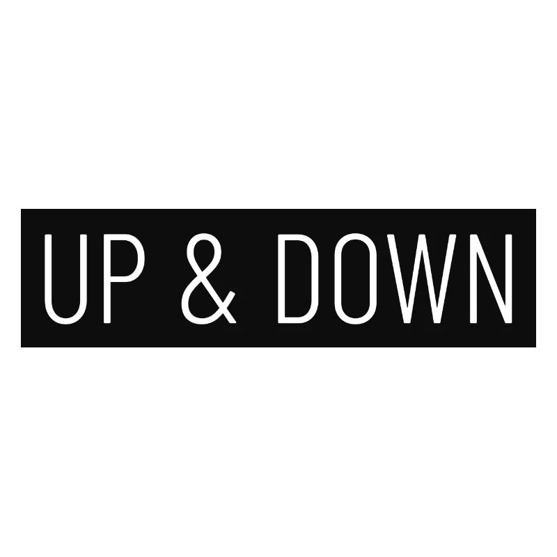 UP & DOWN First Print