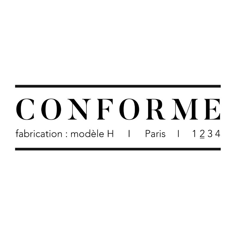 CONFORME I modèle h I Paris I Sweater gris chiné