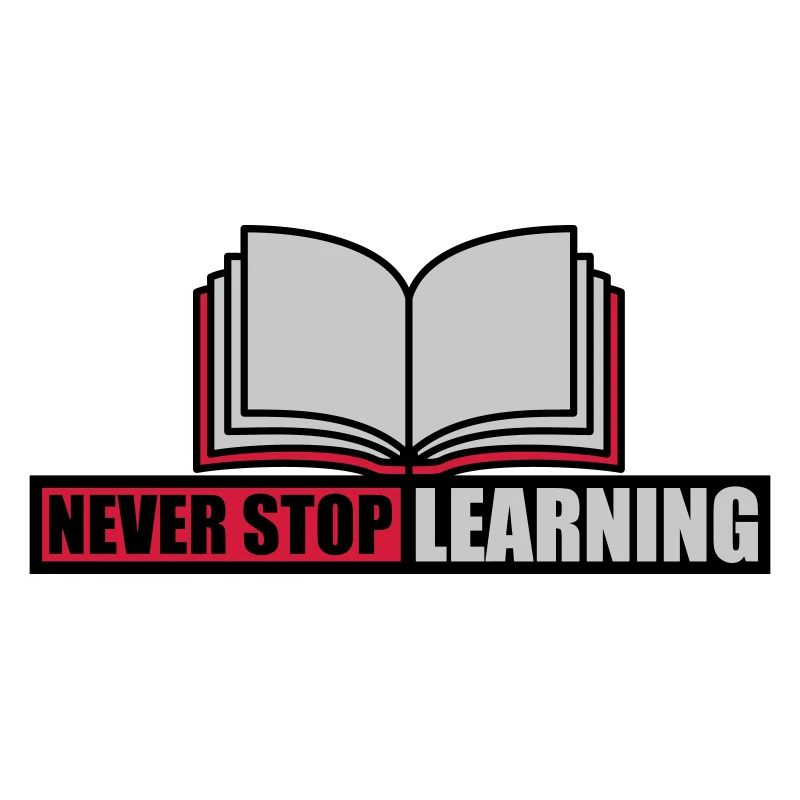 never stop learning Zitat