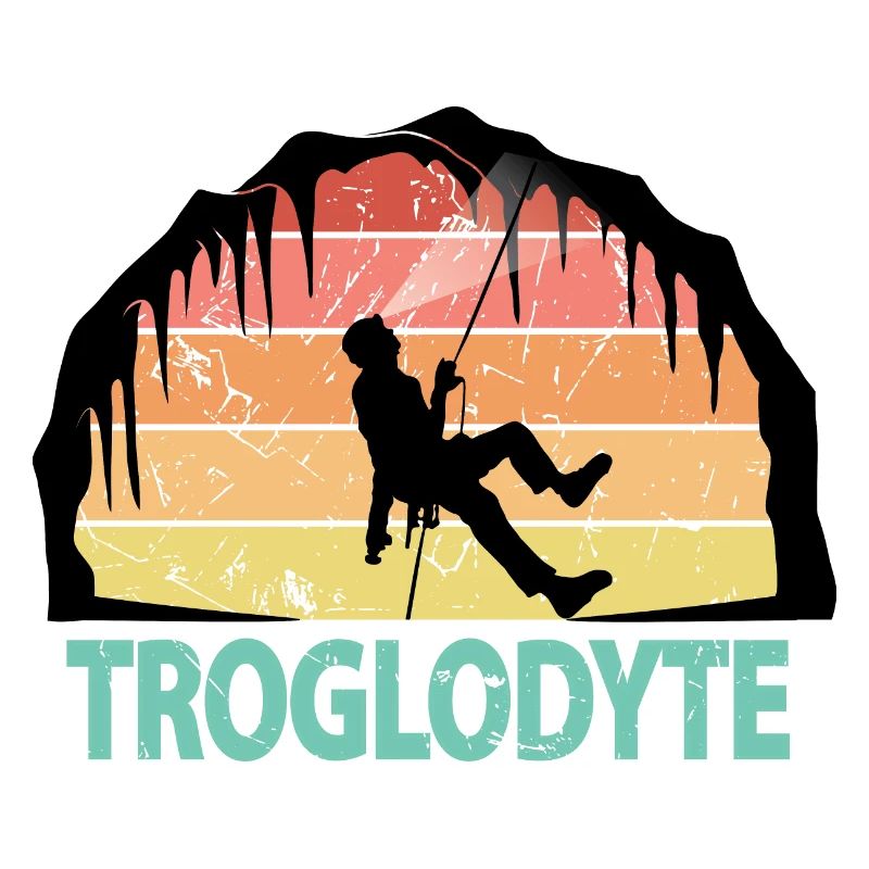 Troglodyte Funny Caving - Cave Explorer Speleology