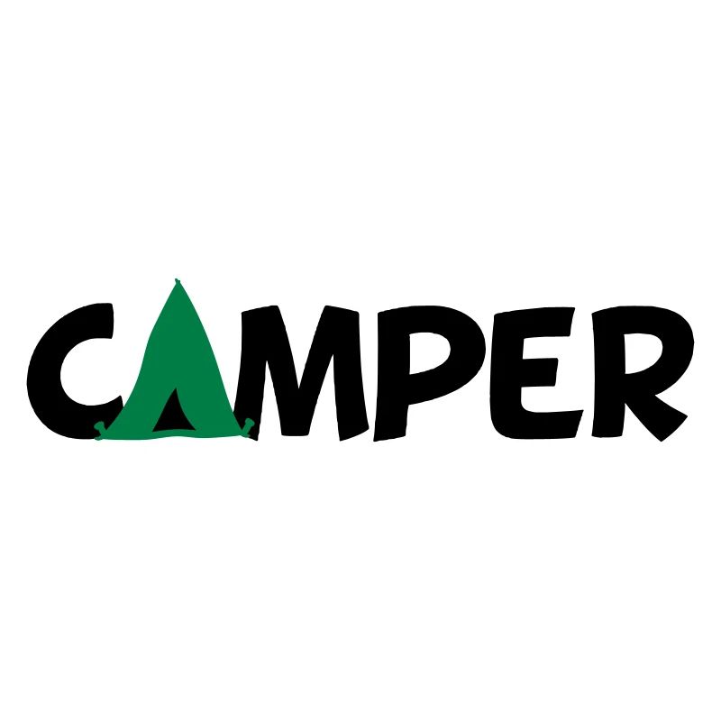 Camper Tent Logo