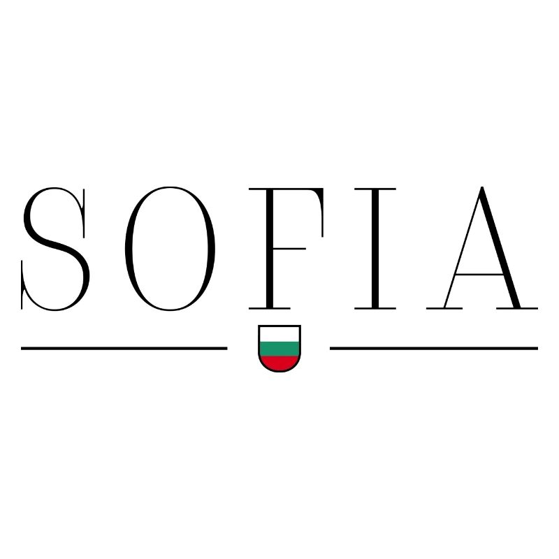 Sofia, Bulgarie T-shirt de conception de style