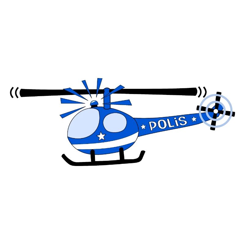 Hélicoptère Polis Enfants