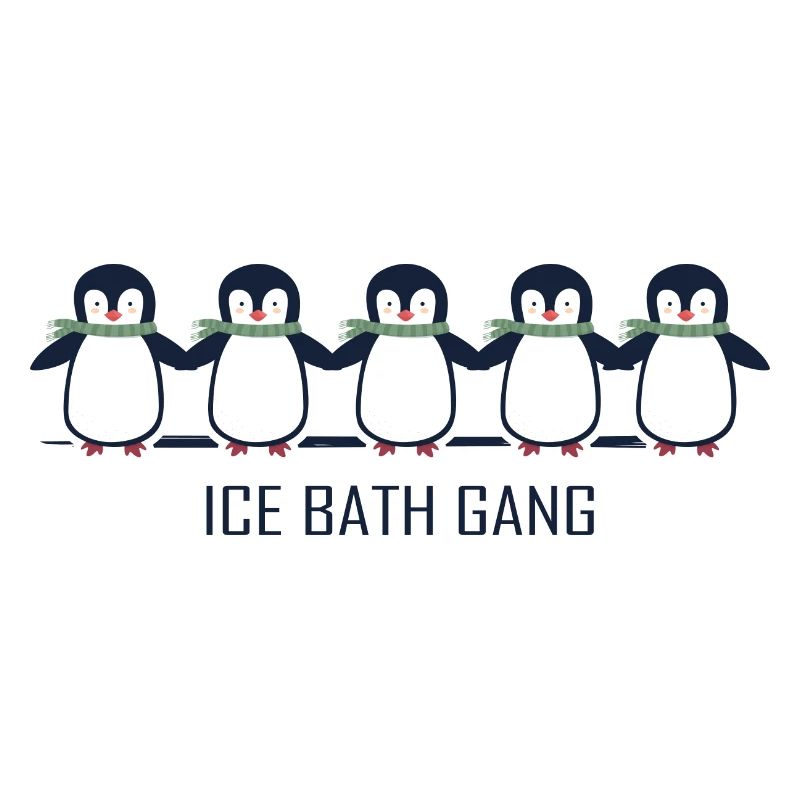 Baths Winter Baths Penguin Bathing