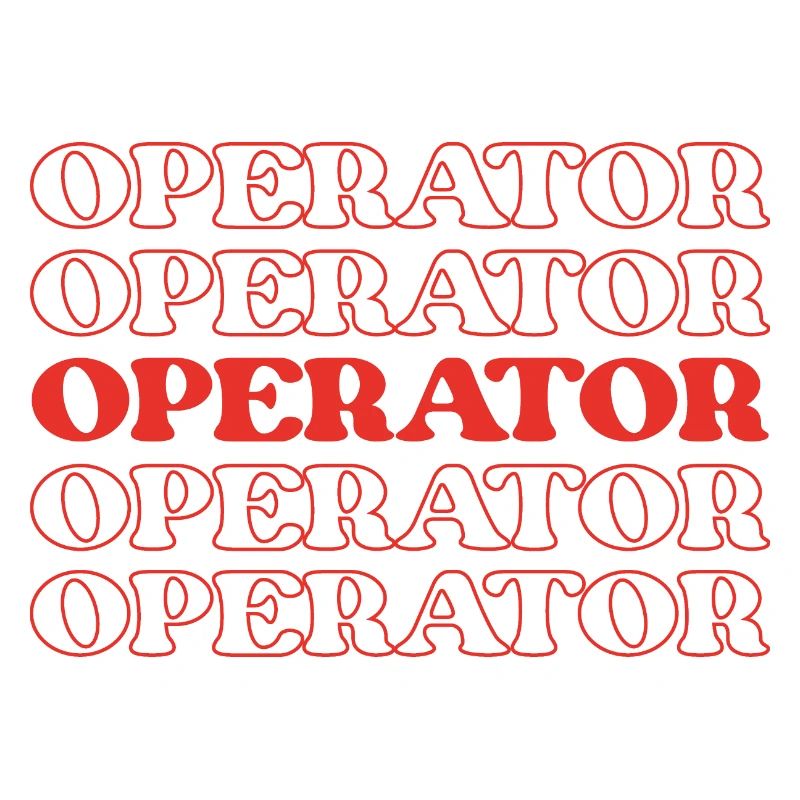 Operator Worker Technician Specialist Employee