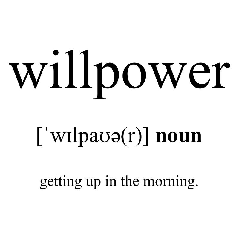 Willpower | Willenskraft Definition Dictionary