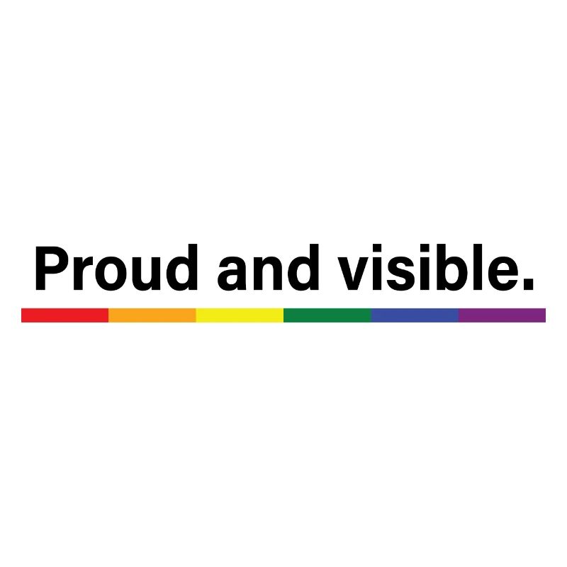 Fier et visible