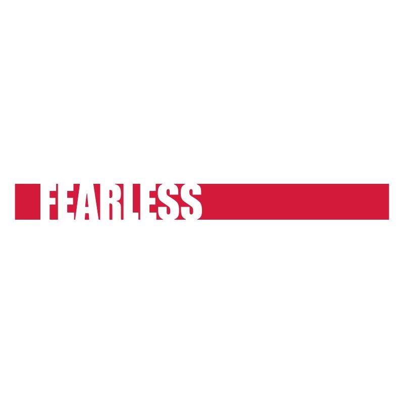 fearless Text Zitat Design