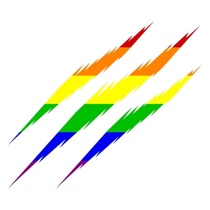 Rayures LGBT Rainbow