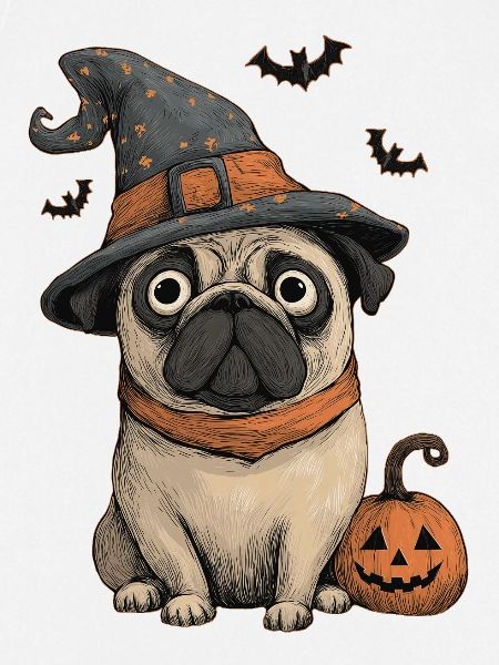 Mops Halloween