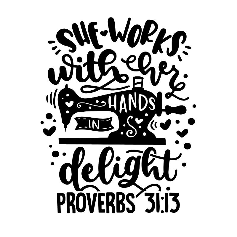 She Works With There Hands Delight Proverbs Knitti