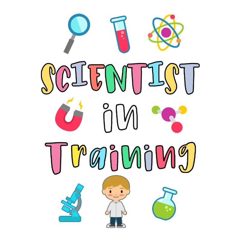 Young scientist in training