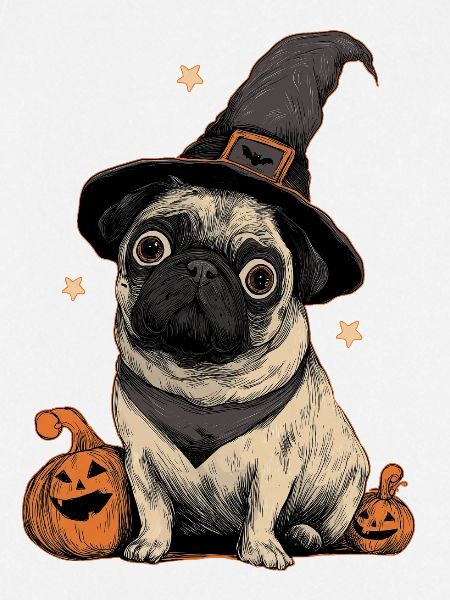 Mops Halloween