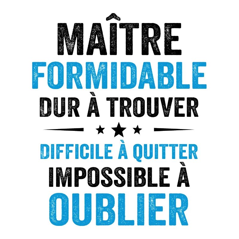 Maître Formidable Idée Cadeau Maître D'école