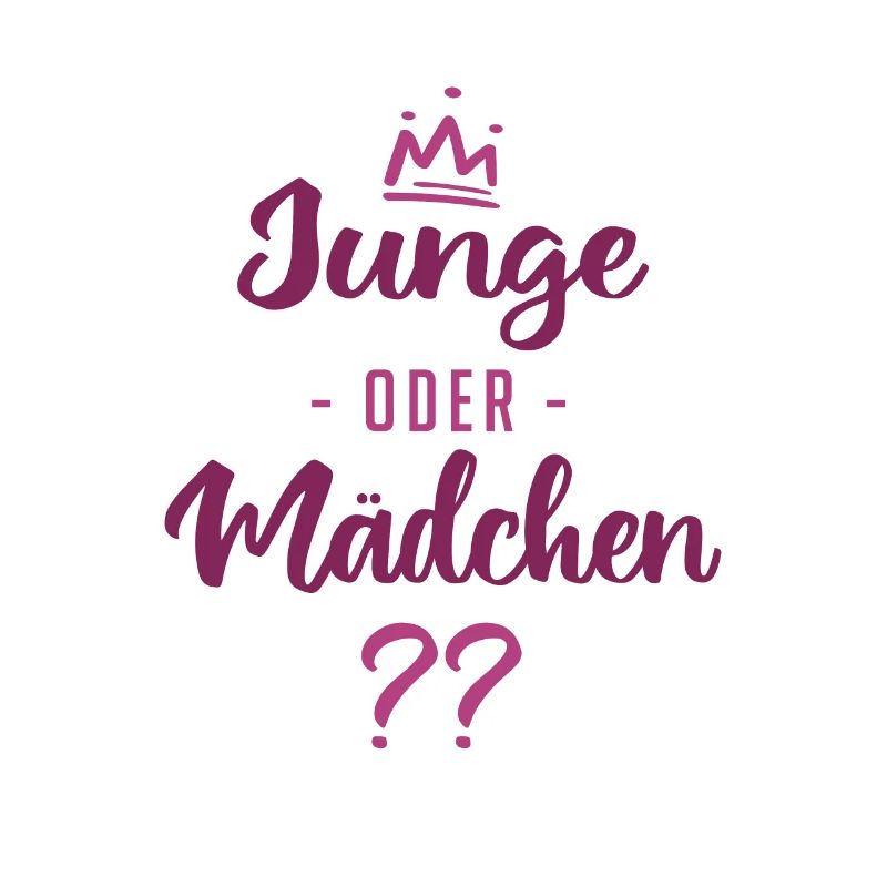 Junge oder Mädchen? Schwanger - Schwangerschaft