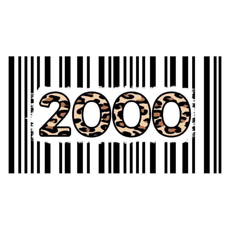 2000 geburtstag 22 jahre jubiläum barcode leopard