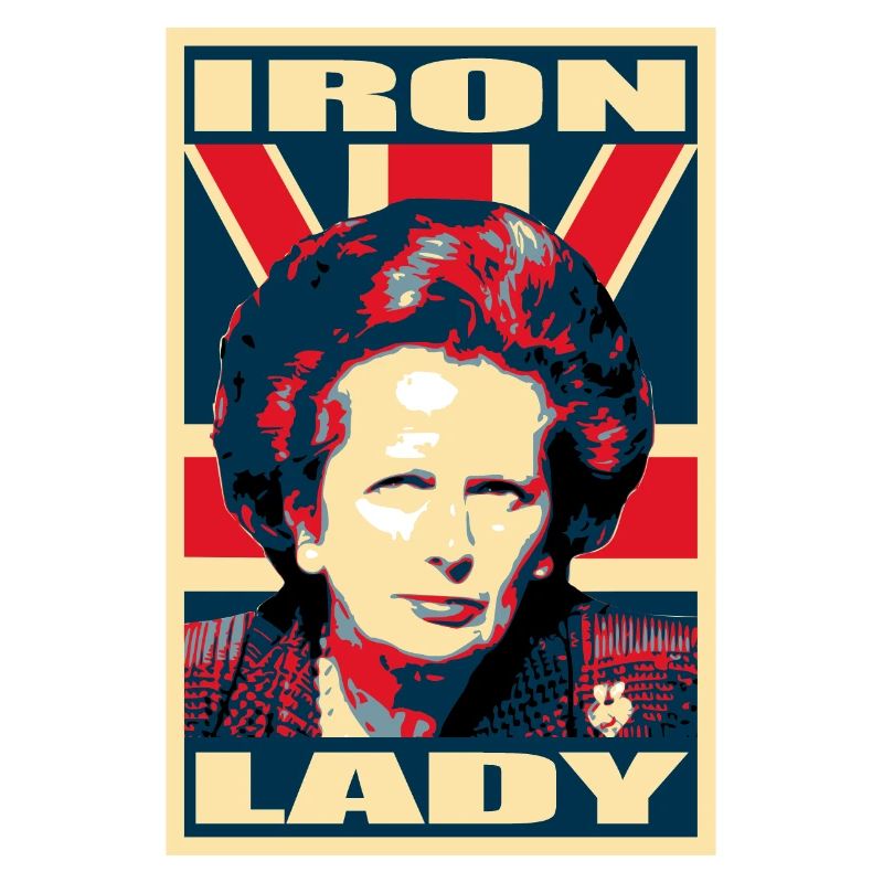 Dame de fer Affiche de propagande Pop Art
