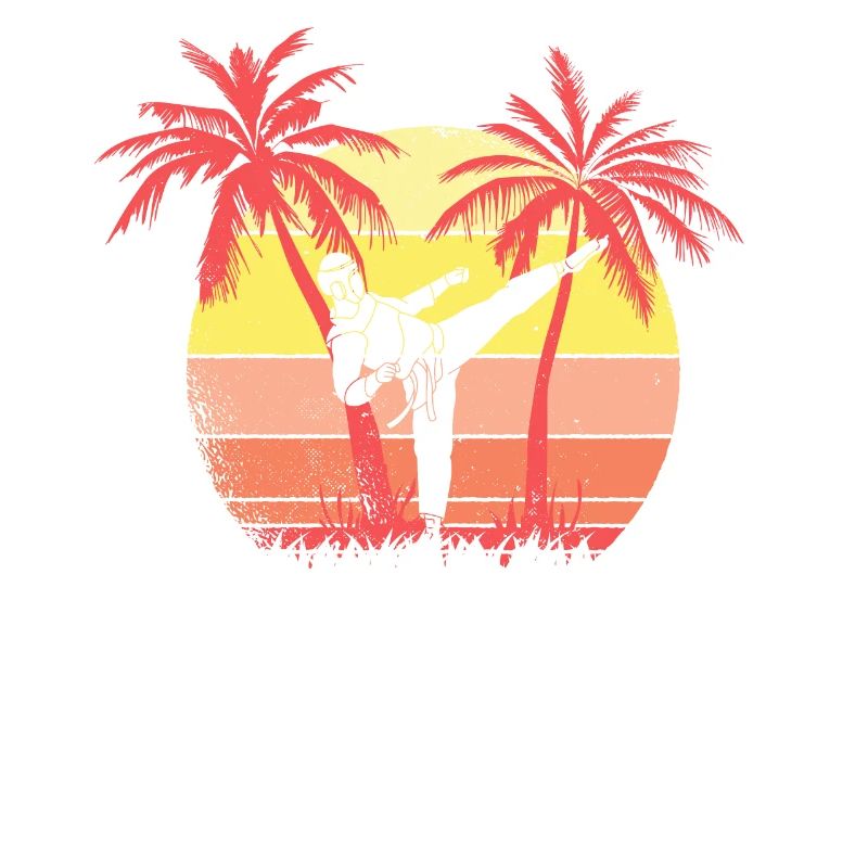 Taekwondo Fighting Sunset Sunset Sunset de los 80