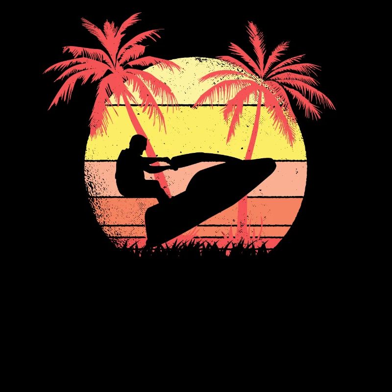 Jet Ski Summer Sunset de los 80