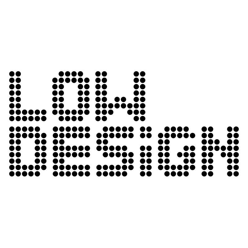 Low design dot - save the planet