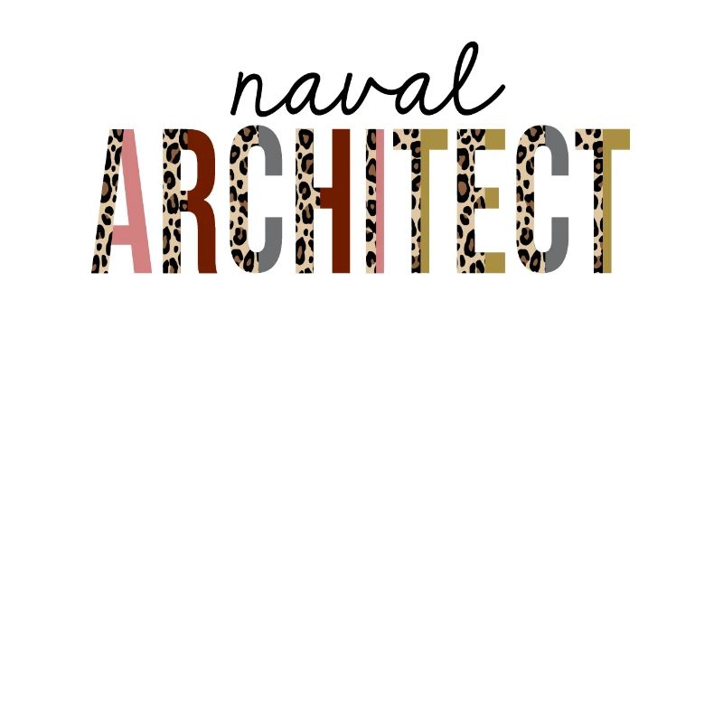 Naval Architect Leopard Print Funny