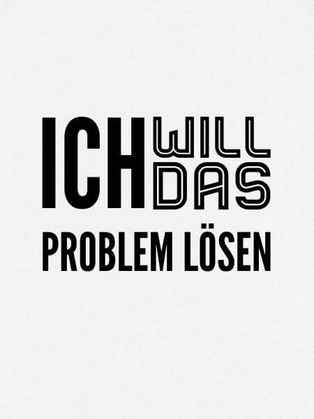 bereit für das Problem