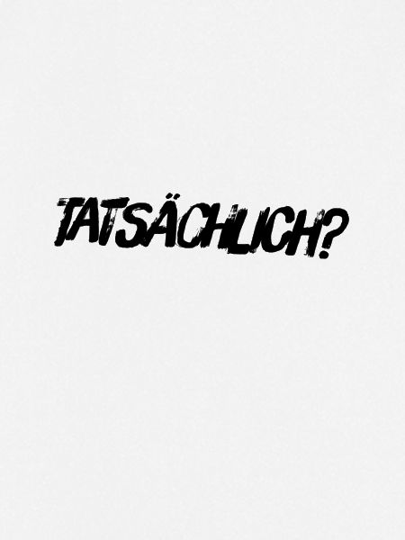 wirklich?