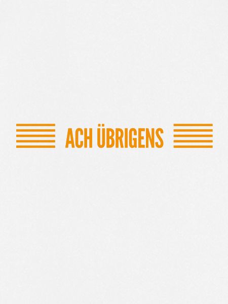 ach übrigens