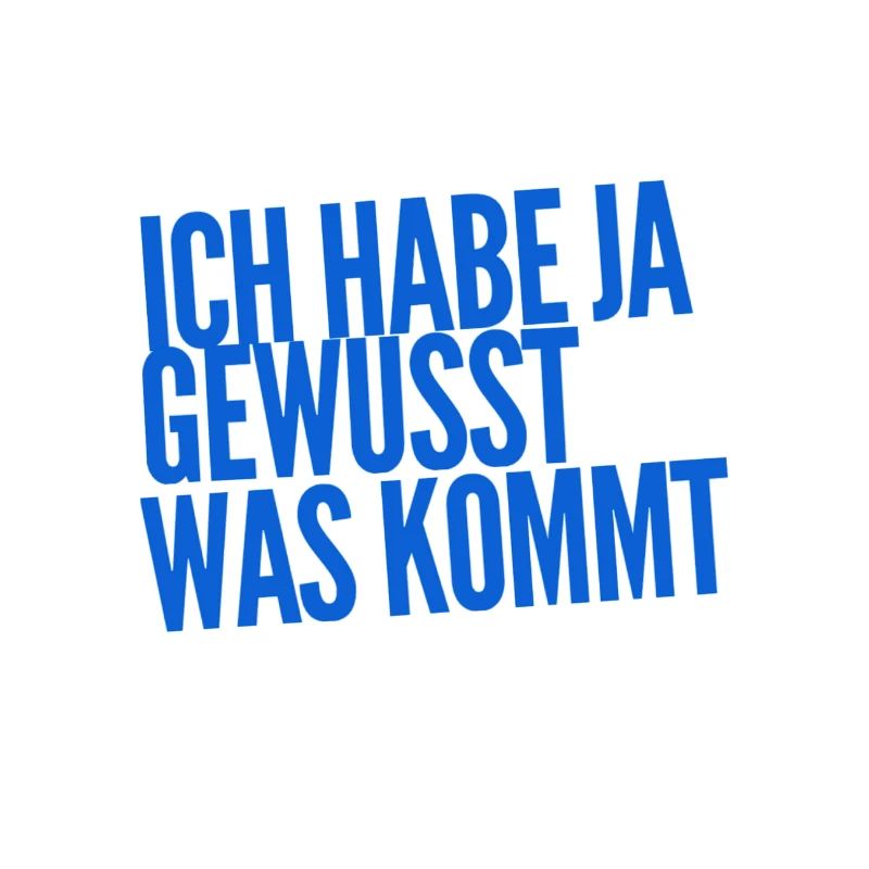 das war klar