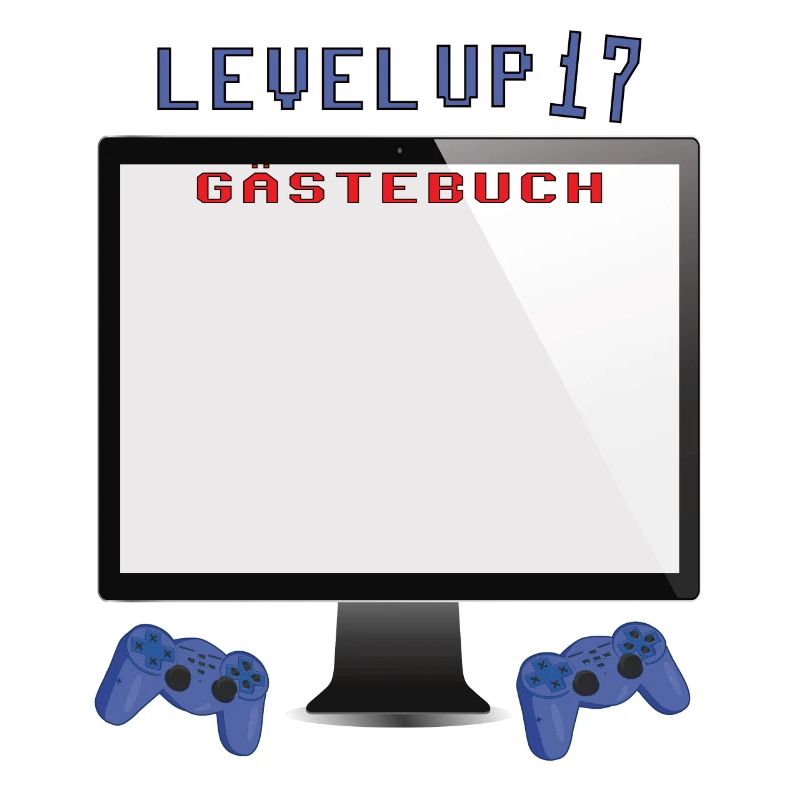 17. Geburtstag Mädchen & Junge Gästebuch