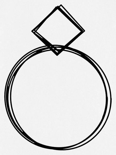 Ring handgezeichnet