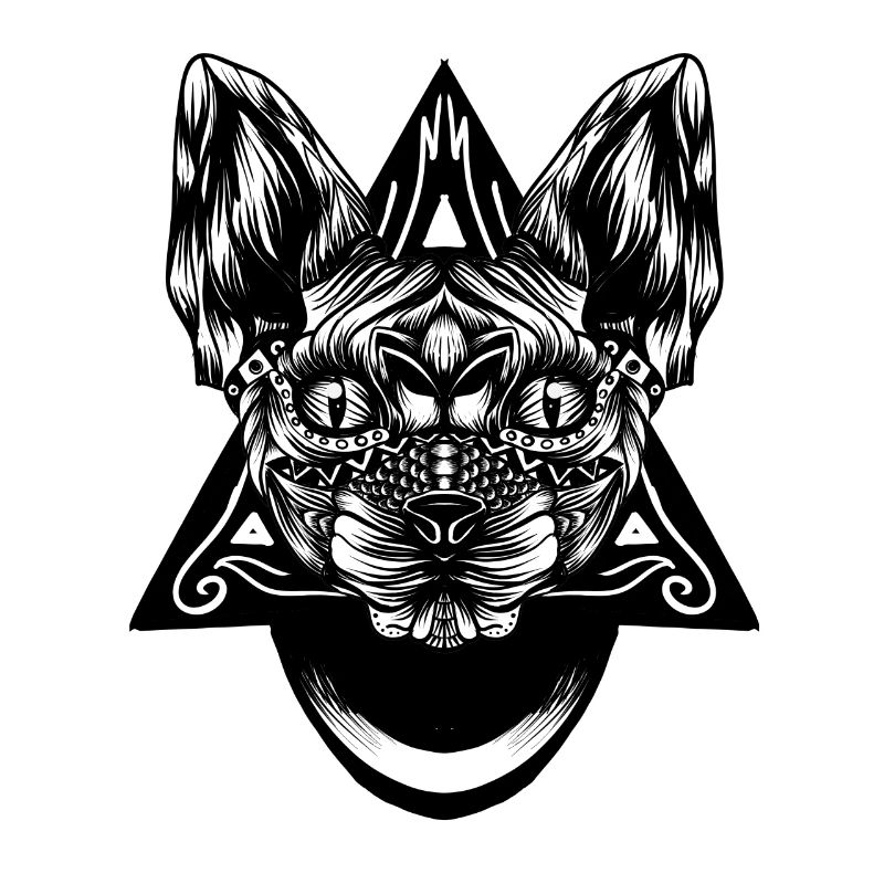 Motif Sphynx bw