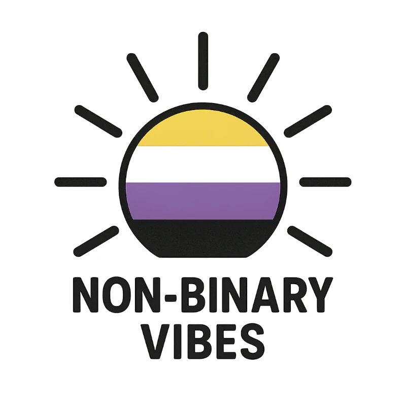 Non-Binary Vibes Sonnenlogo
