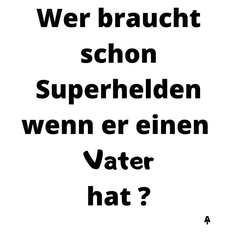 Superheld Vater