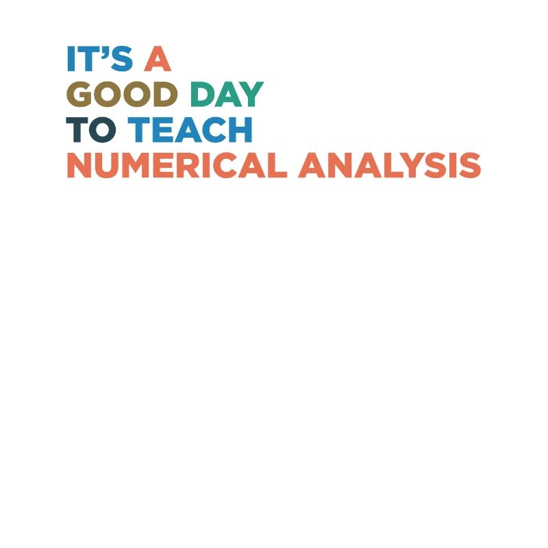 Enseignant en analyse numérique