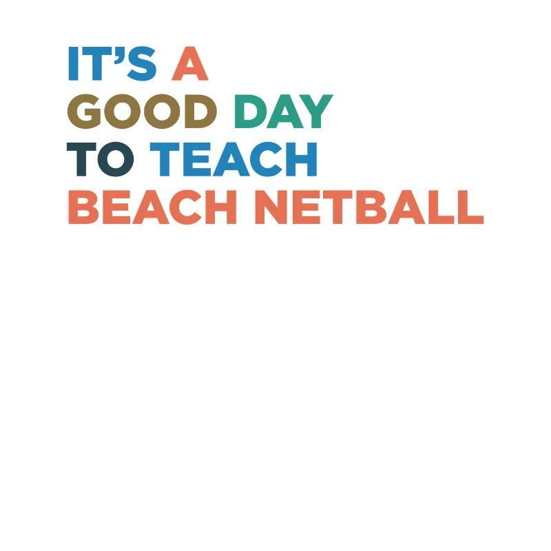 Teaching beach netball trainers